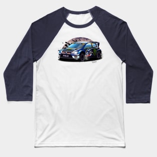 Petter Solberg's Rallycross car - Illustration Baseball T-Shirt